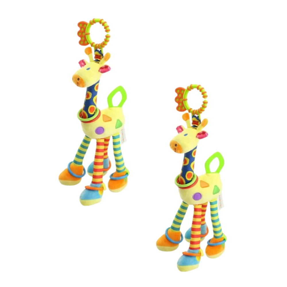 Giraffy Baby Teether Rattle – Giraffe Sensory Chew Toy for Babies