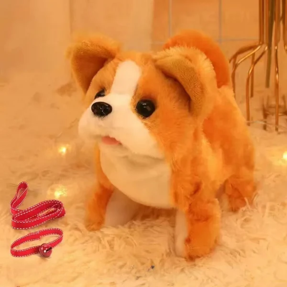 Interactive Walking Dog Toy – Plush Puppy with Sounds and Movement