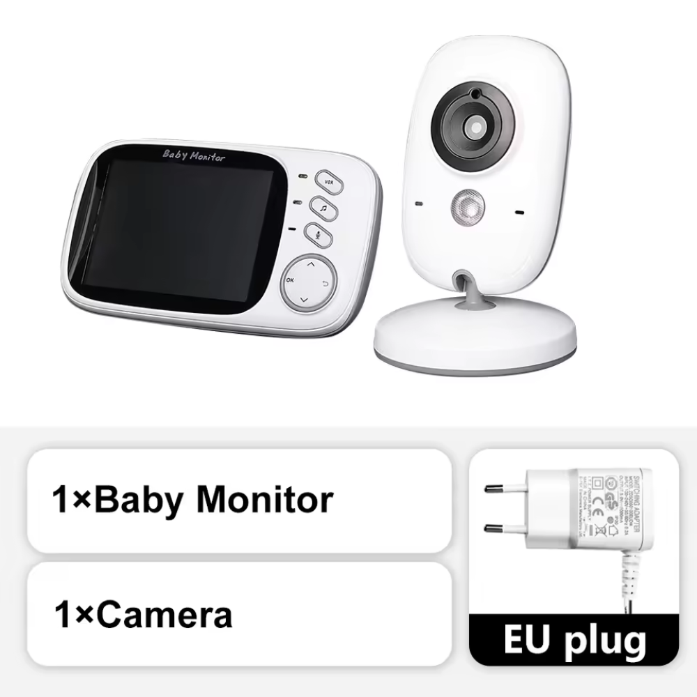 3.5 Inch Video Baby Monitor – Wireless Baby Camera with Two Way Audio, Night Vision & Temperature Display