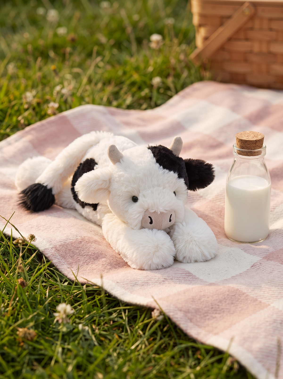 Cow Plush Toy lifestyle scene