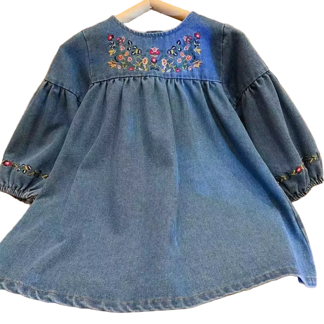 Girls Floral Autumn Dress Long Sleeve Princess Dress for Baby & Todd My Tiny Muffin Girls Floral Autumn Dress Long Sleeve Princess Dress for Baby & Todd My Tiny Muffin