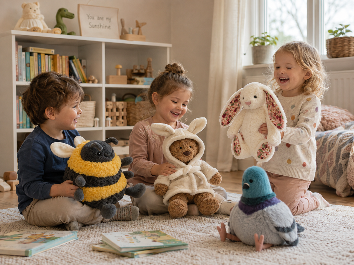 Nursery Inspiration Featuring Bunny Plush Toys