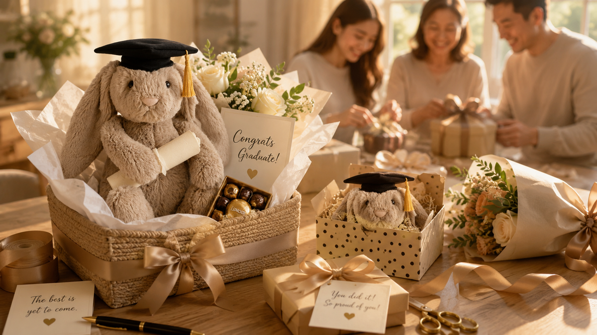 Creative Ways to Gift a Khaki Bunny Graduation Plush Toy