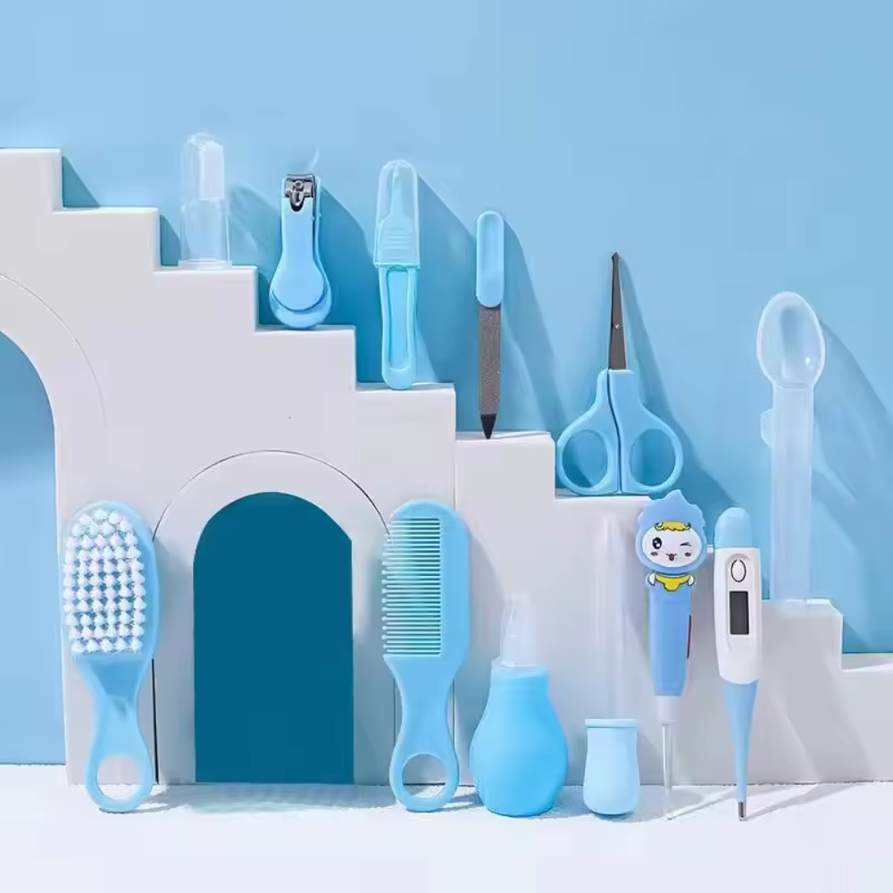 Newborn Baby Grooming Kit – 12 Piece Baby Care & Healthcare Set with Storage Case
