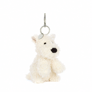 Cream Scottie Dog Bag Charm