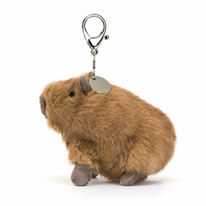 Brown Capybara Bag Charm
