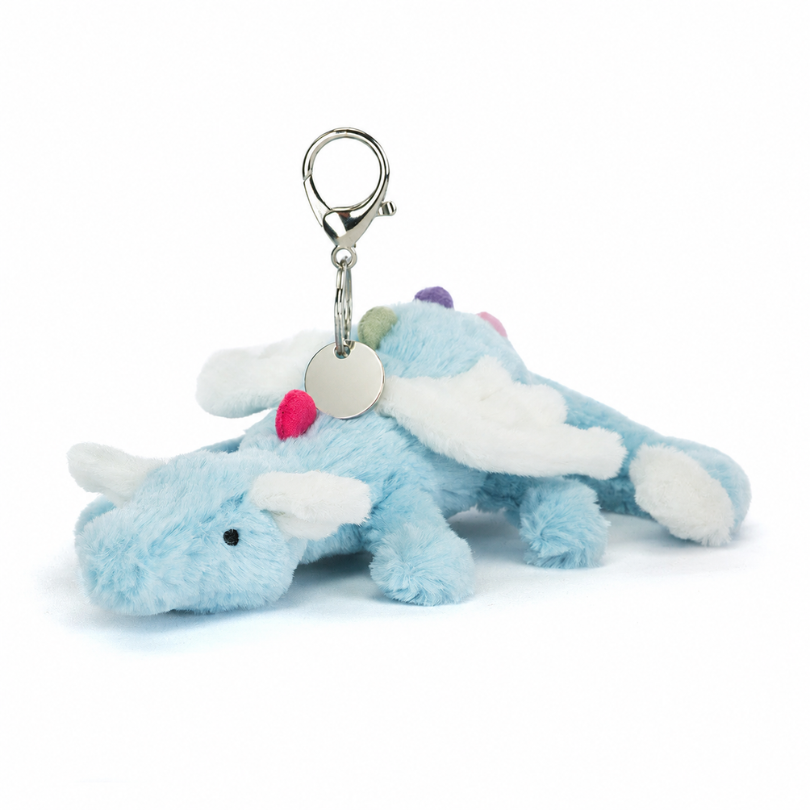 Blue Dragon Bag Charm