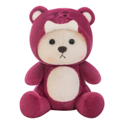 2-in-1 Transforming Teddy Bear Plush Toy – Soft Stuffed Animal with Costume Design