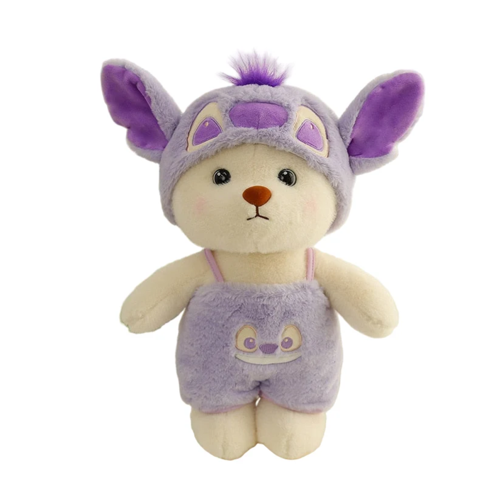 2-in-1 Transforming Teddy Bear Plush Toy – Soft Stuffed Animal with Costume Design