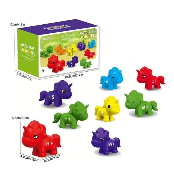 Dinosaur Matching Toy – Colorful Letter Learning Game