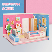 Kids 3D Room Puzzle – Interactive House Building and Educational Activity Set