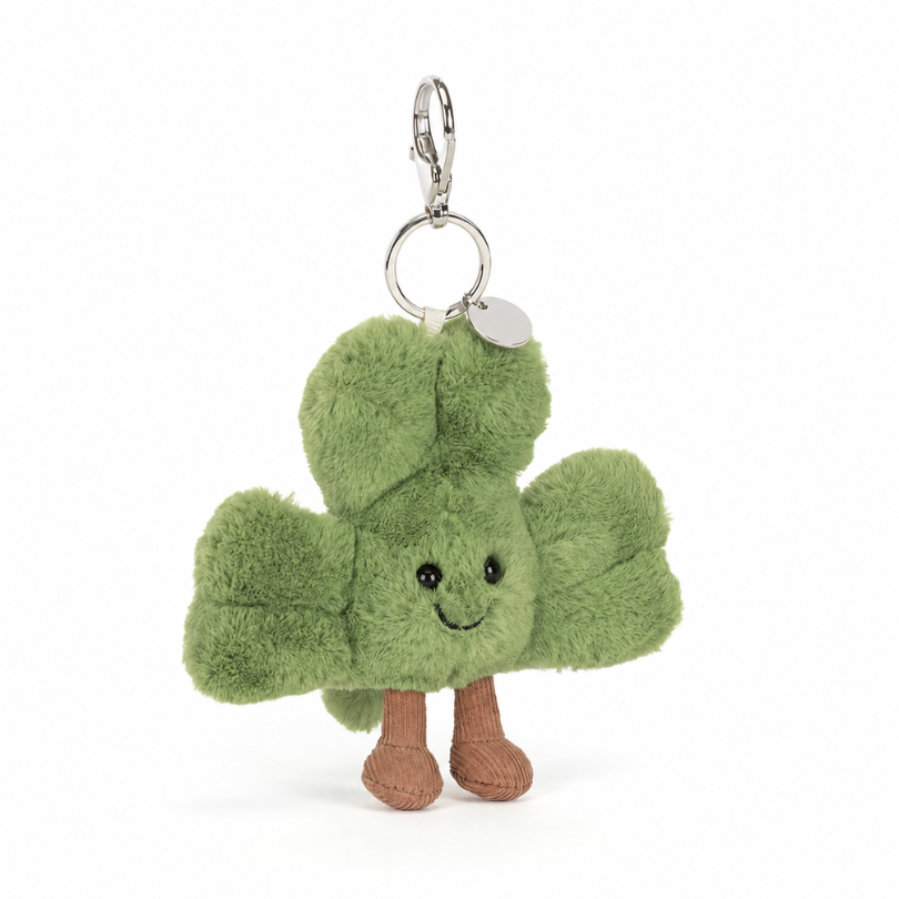 Green Shamrock Bag Charm