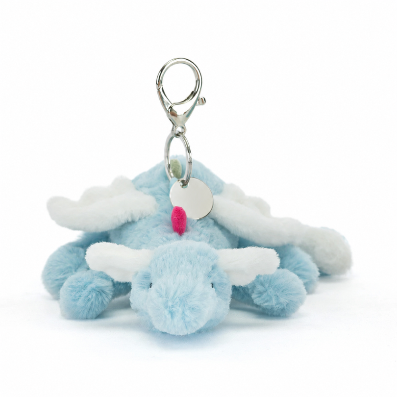 Blue Dragon Bag Charm