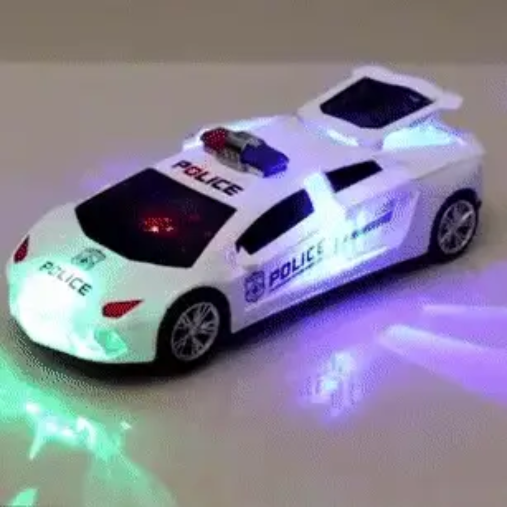 360° Rotating Stunt Car – Automatic Toy Car with Lights & Sounds