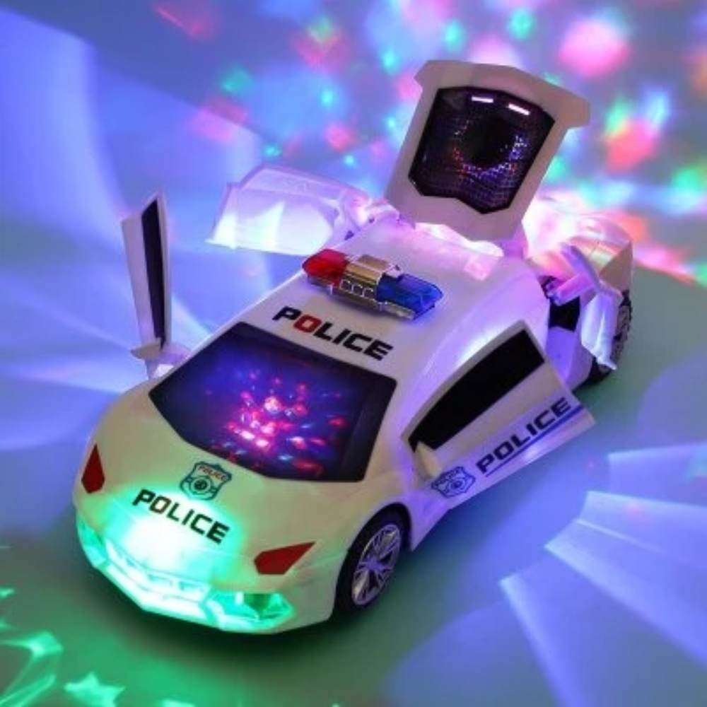 360° Rotating Stunt Car – Automatic Toy Car with Lights & Sounds