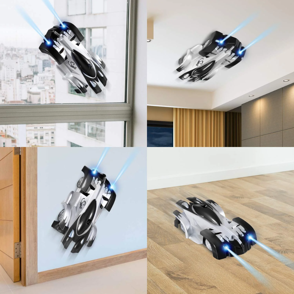Anti-Gravity RC Car – Remote Control Wall Climbing Stunt Car with 360° Rotation