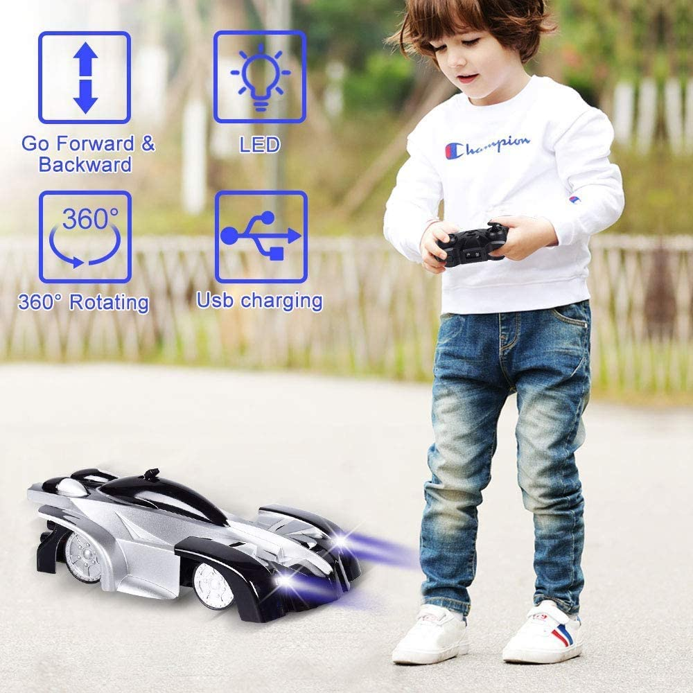 Anti-Gravity RC Car – Remote Control Wall Climbing Stunt Car with 360° Rotation