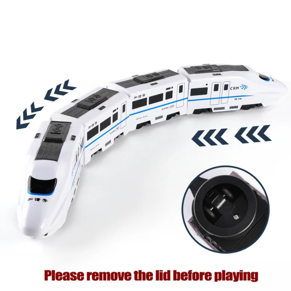 Automatic Toy Train – Self-Driving Electric Train with Lights & Obstacle Avoidance