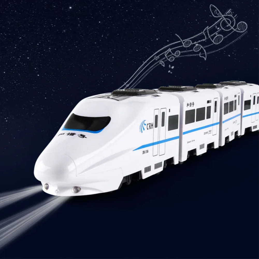 Automatic Toy Train – Self-Driving Electric Train with Lights & Obstacle Avoidance
