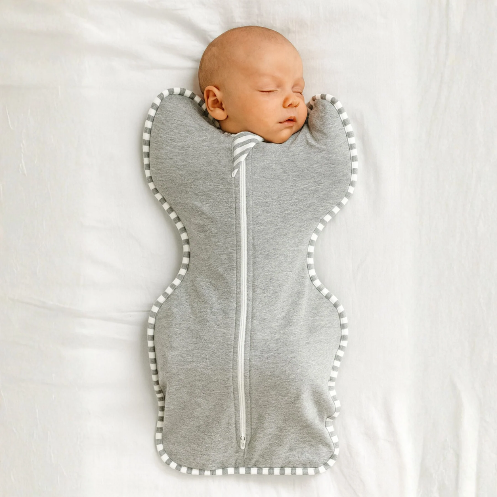 Baby Arms Up Swaddle Sleeping Bag – Soft Cotton Zip-Up Wrap