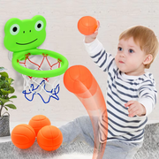 Baby Bath Basketball Toy Set with Balls – Suction Cup Water Play Toy for Toddlers