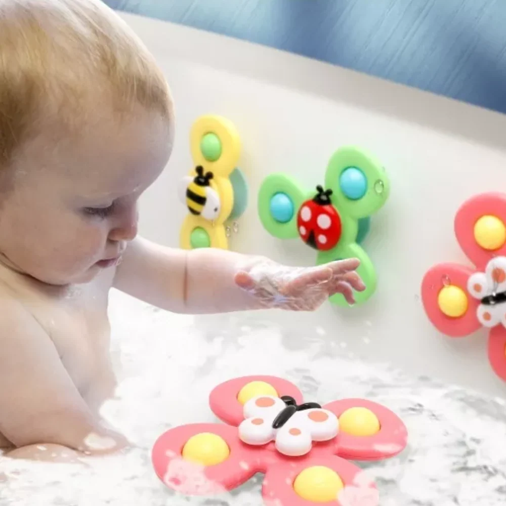 Baby Bath Spinner Toy – Suction Cup Spinning Toy for Kids