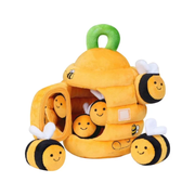 Baby Beehive Sensory Toy – Soft Plush Bee Learning Set with Sounds and Mirror