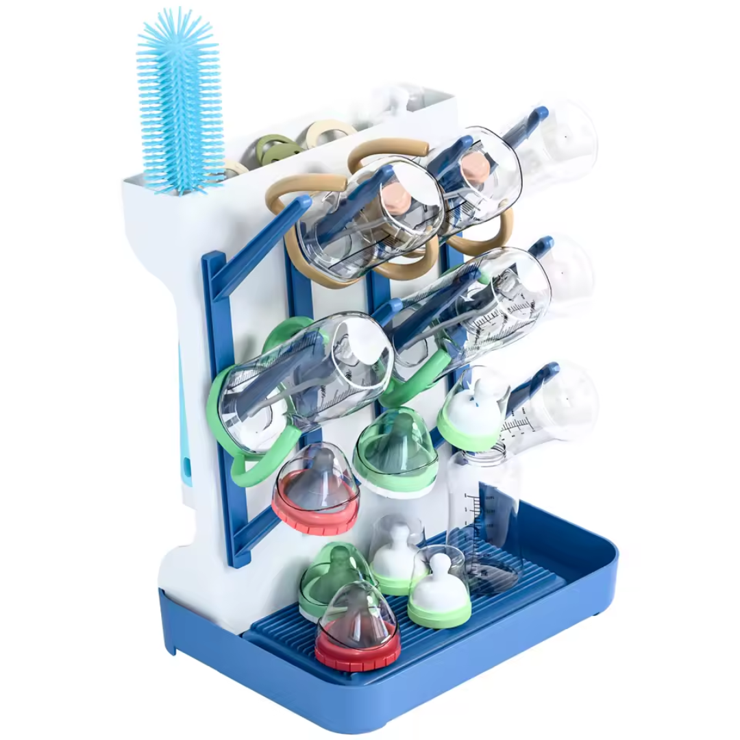 Baby Bottle Drying Rack Vertical | Space Saving Design