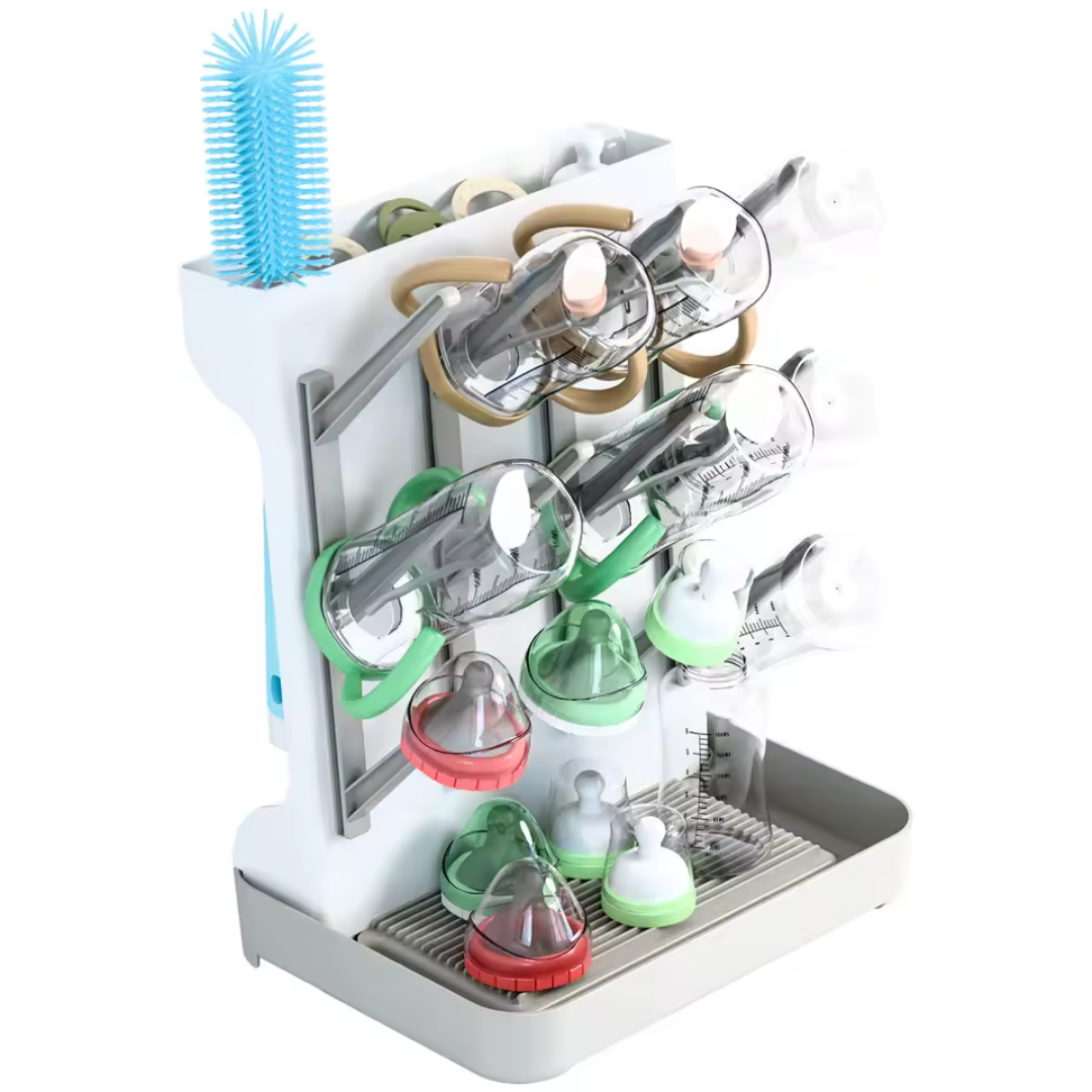 Baby Bottle Drying Rack Vertical | Space Saving Design