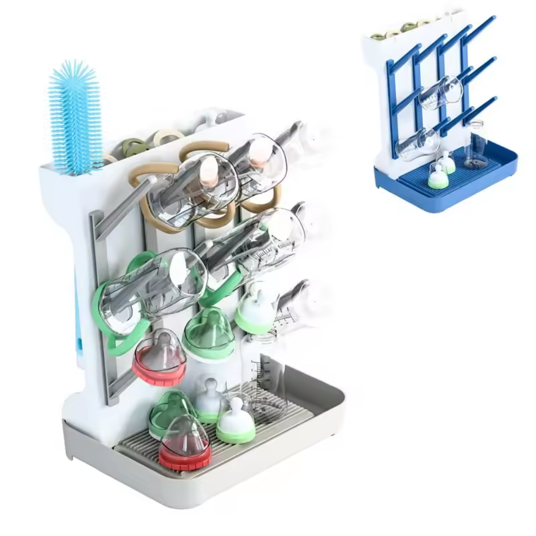 Baby Bottle Drying Rack Vertical | Space Saving Design