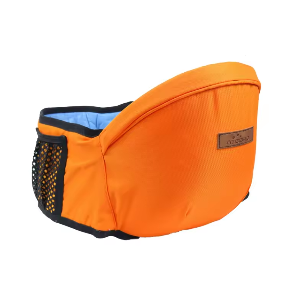 Adjustable Baby Carrier with Hip Seat – Front & Back Ergonomic Baby Carrier with Storage Pocket