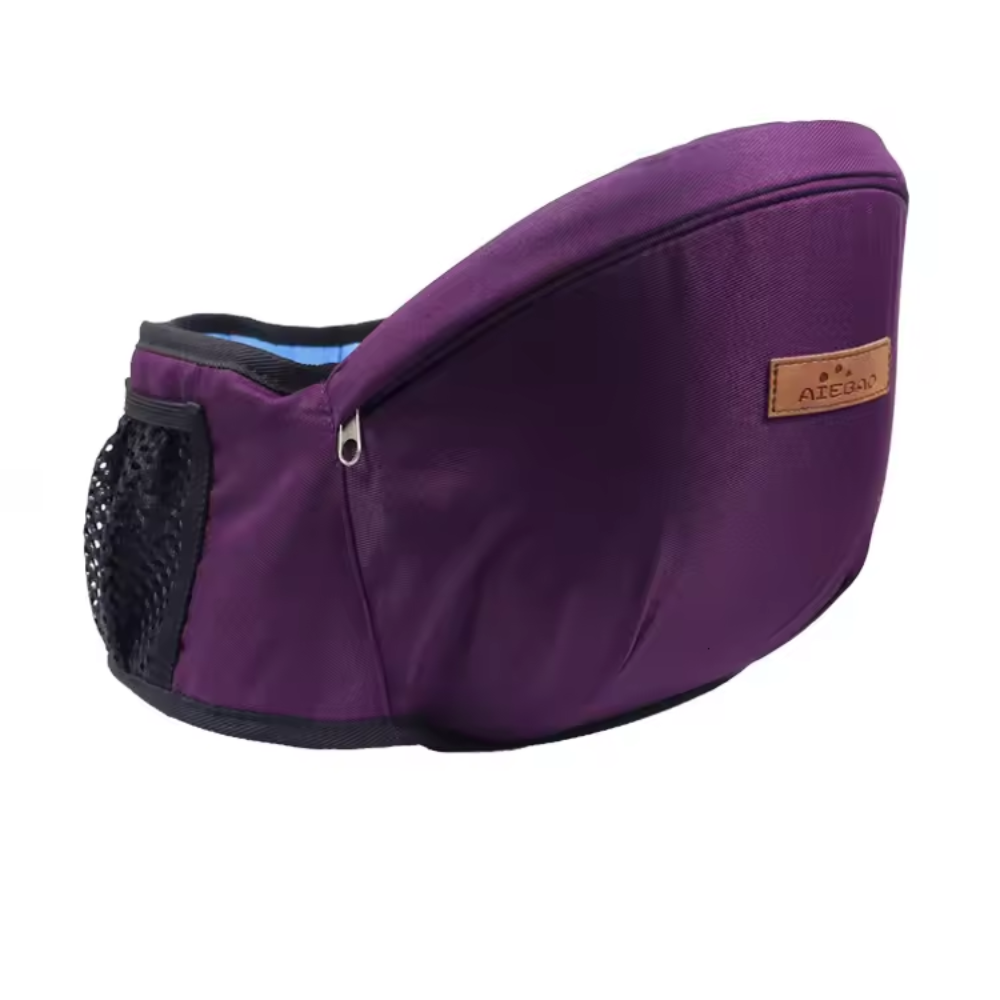 Adjustable Baby Carrier with Hip Seat – Front & Back Ergonomic Baby Carrier with Storage Pocket