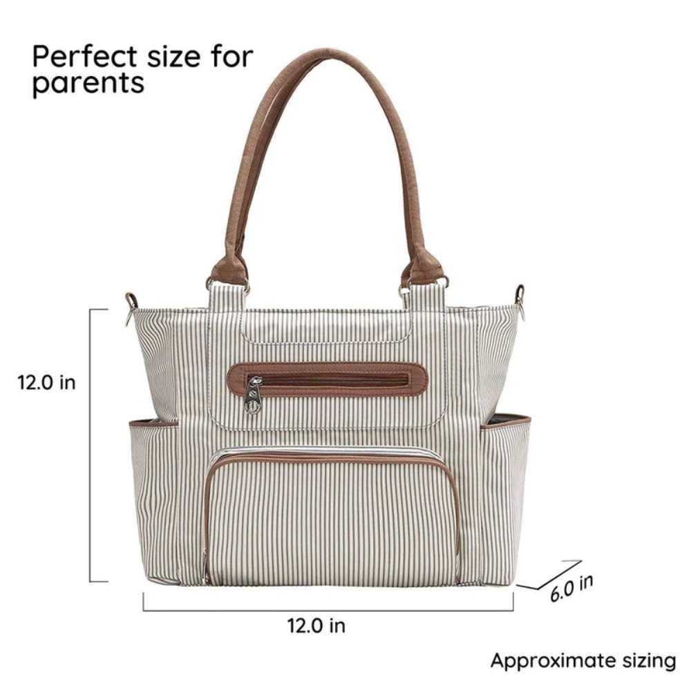 Baby Diaper Bag Set Multi Compartment | 7 Piece Travel Set