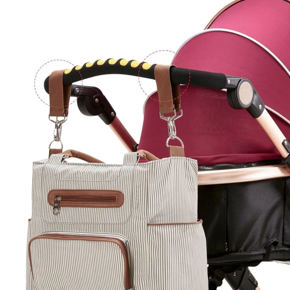 Baby Diaper Bag Set Multi Compartment | 7 Piece Travel Set