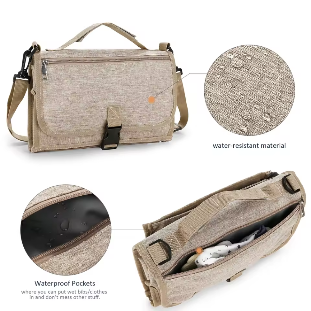 Foldable Baby Changing Mat Portable Diaper Pad | Travel Use