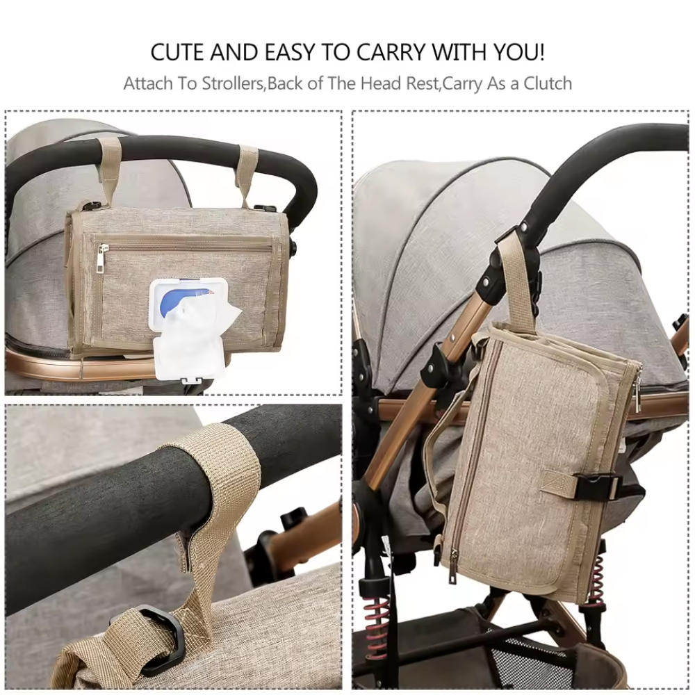 Foldable Baby Changing Mat Portable Diaper Pad | Travel Use