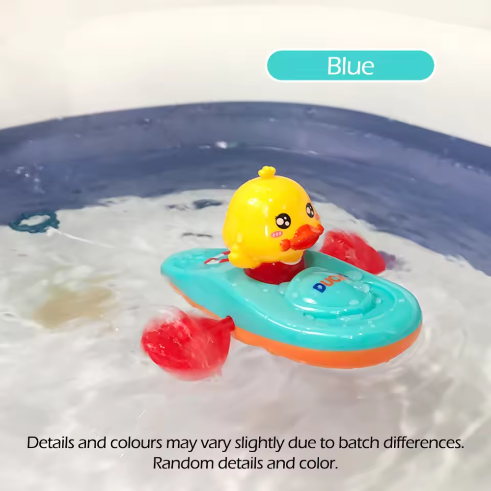 Baby Duck Bath Toy with Kayak – Floating Water Toy for Bath & Pool