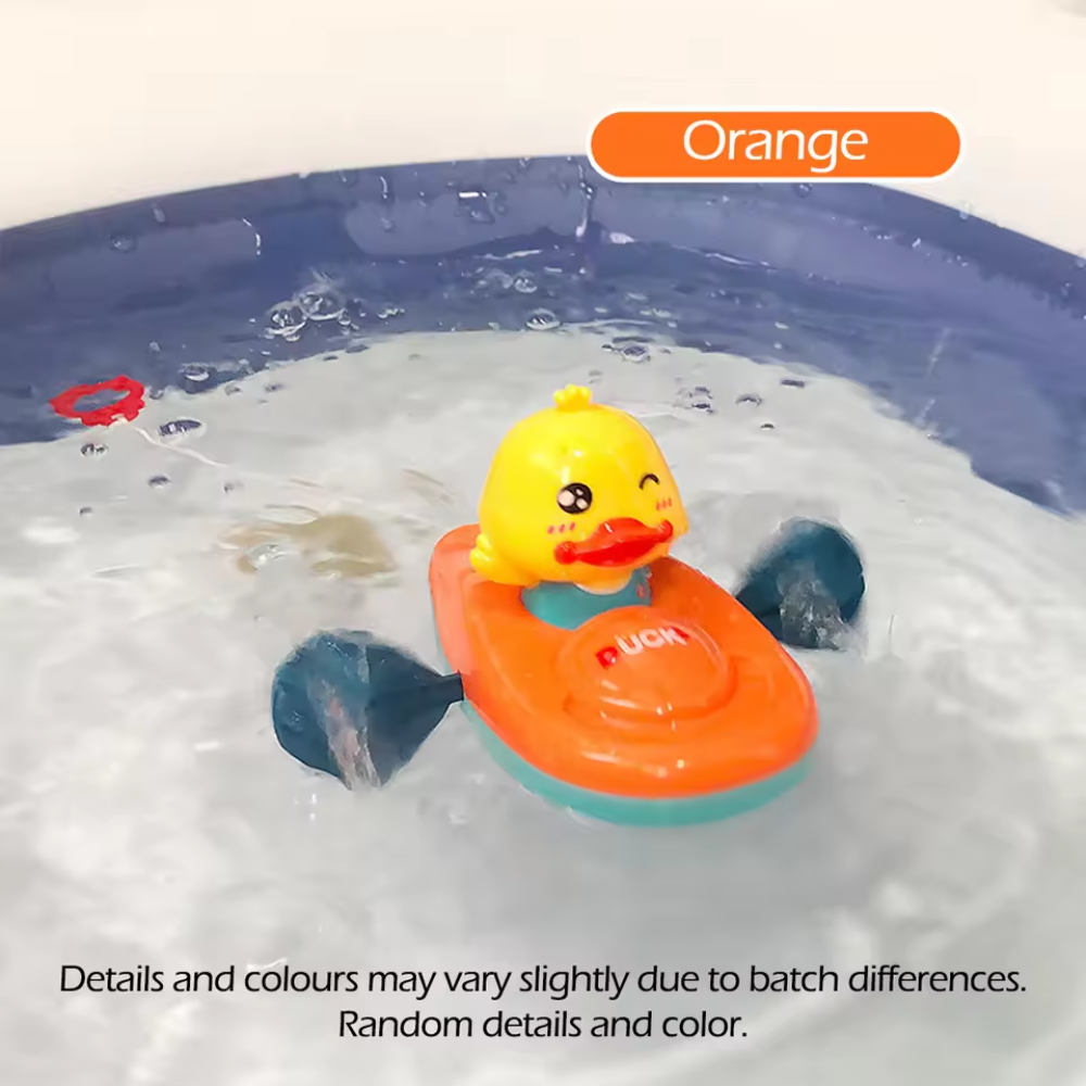 Baby Duck Bath Toy with Kayak – Floating Water Toy for Bath & Pool