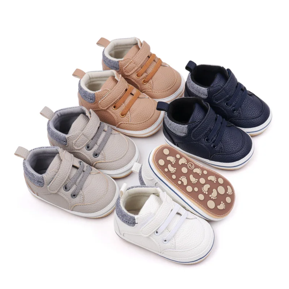 Baby First Walking Shoes – Soft Sole Non-Slip Sneakers for Infants and Toddlers