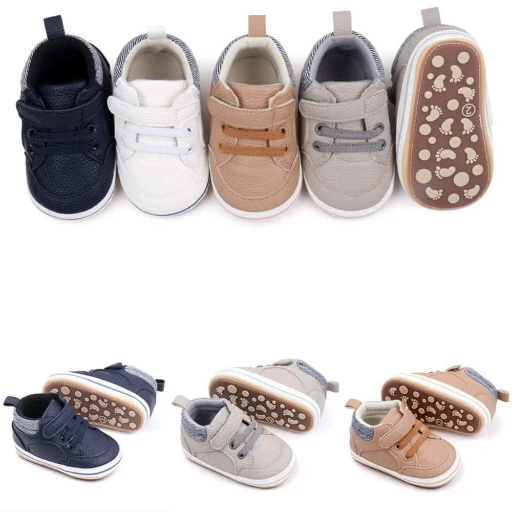 Baby First Walking Shoes – Soft Sole Non-Slip Sneakers for Infants and Toddlers