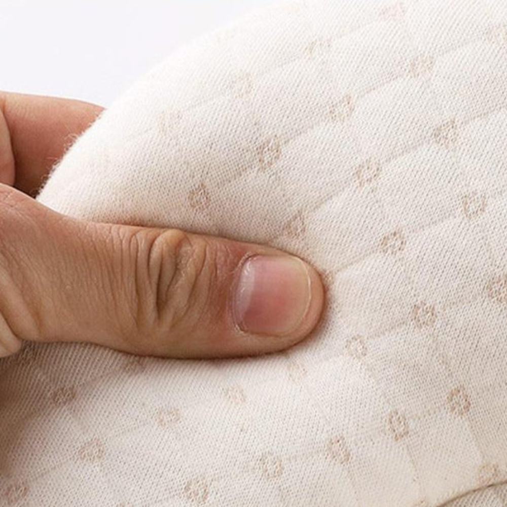 Baby Head Pillow – Flat Infant Cushion with Shaped Centre Design