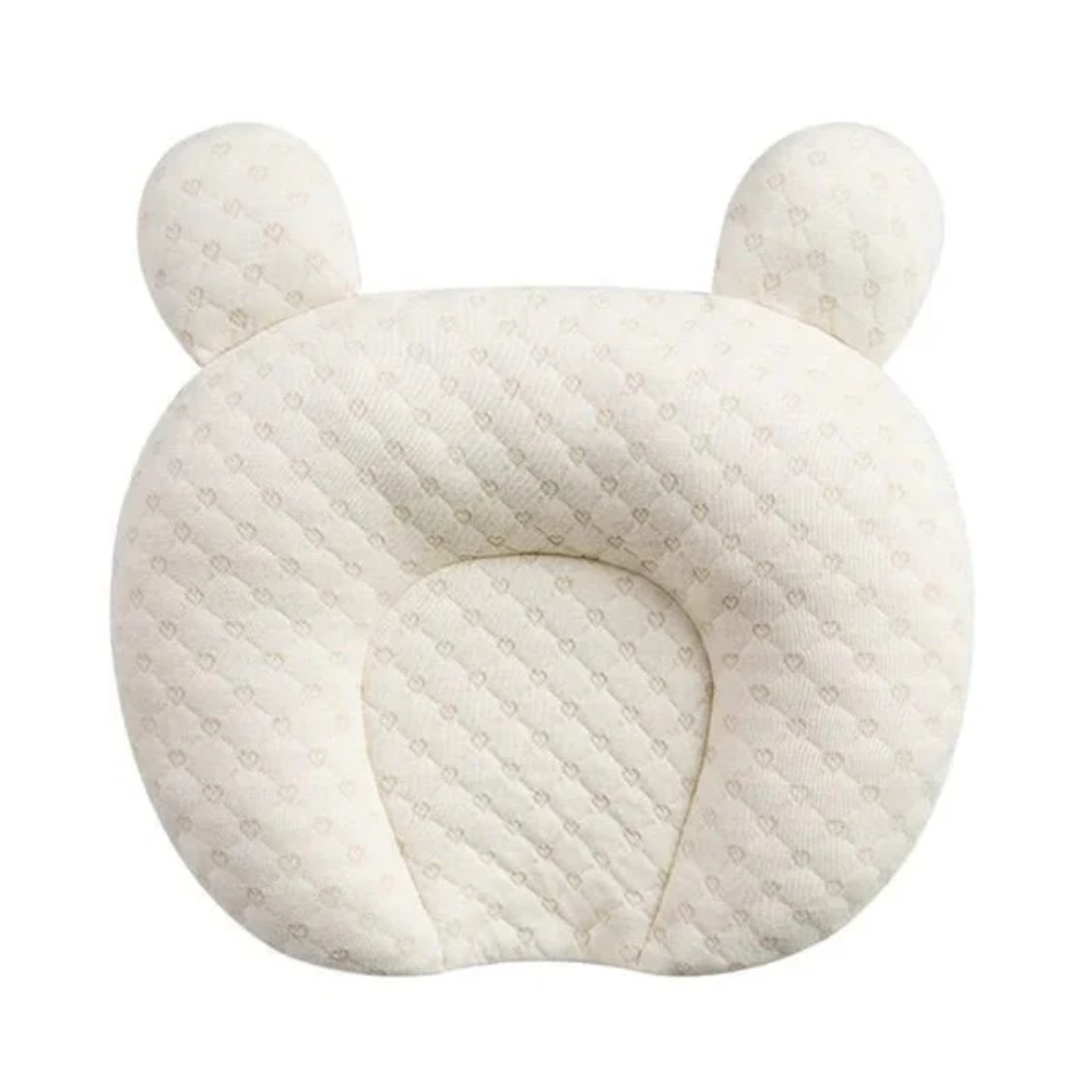 Baby Head Pillow – Flat Infant Cushion with Shaped Centre Design
