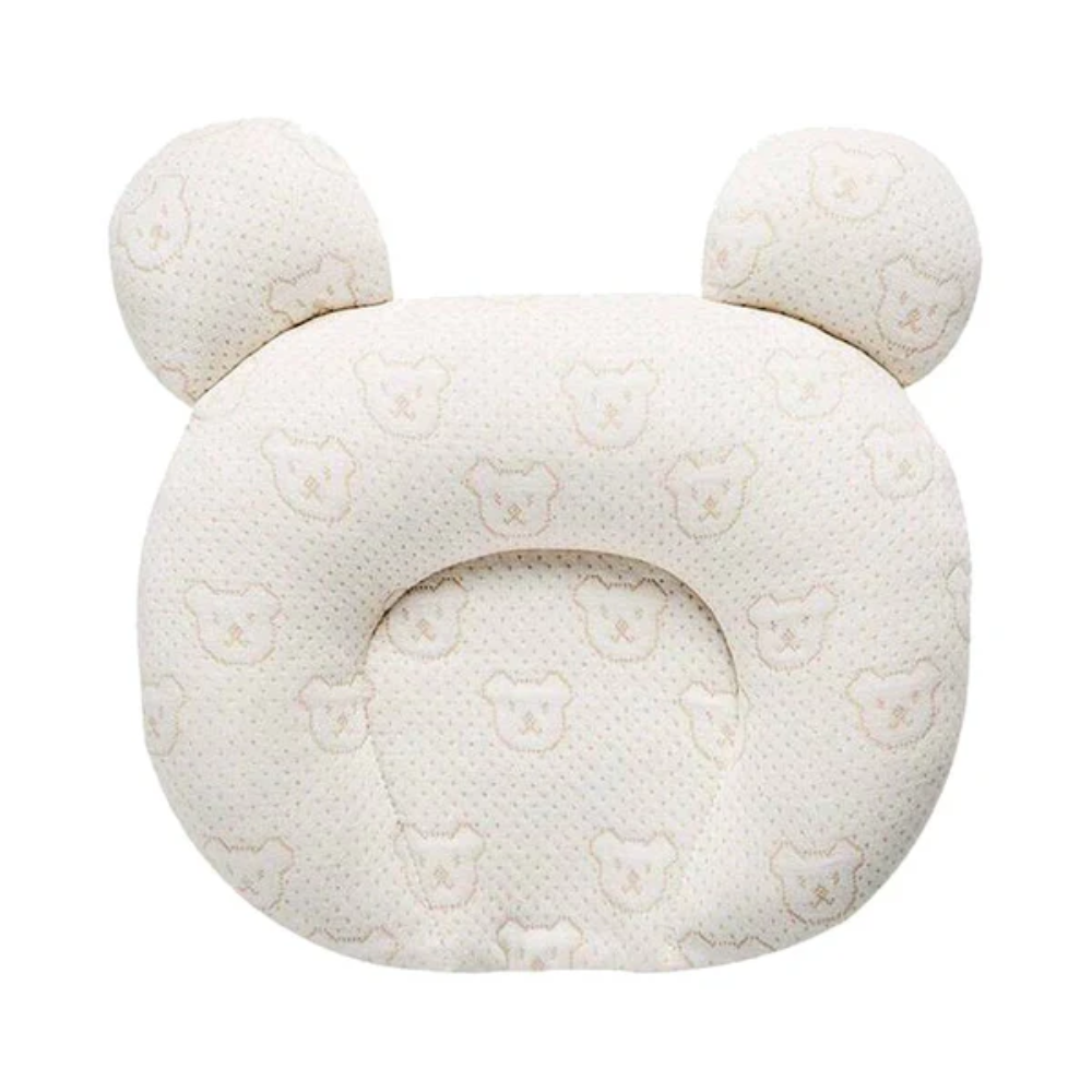 Baby Head Pillow – Flat Infant Cushion with Shaped Centre Design