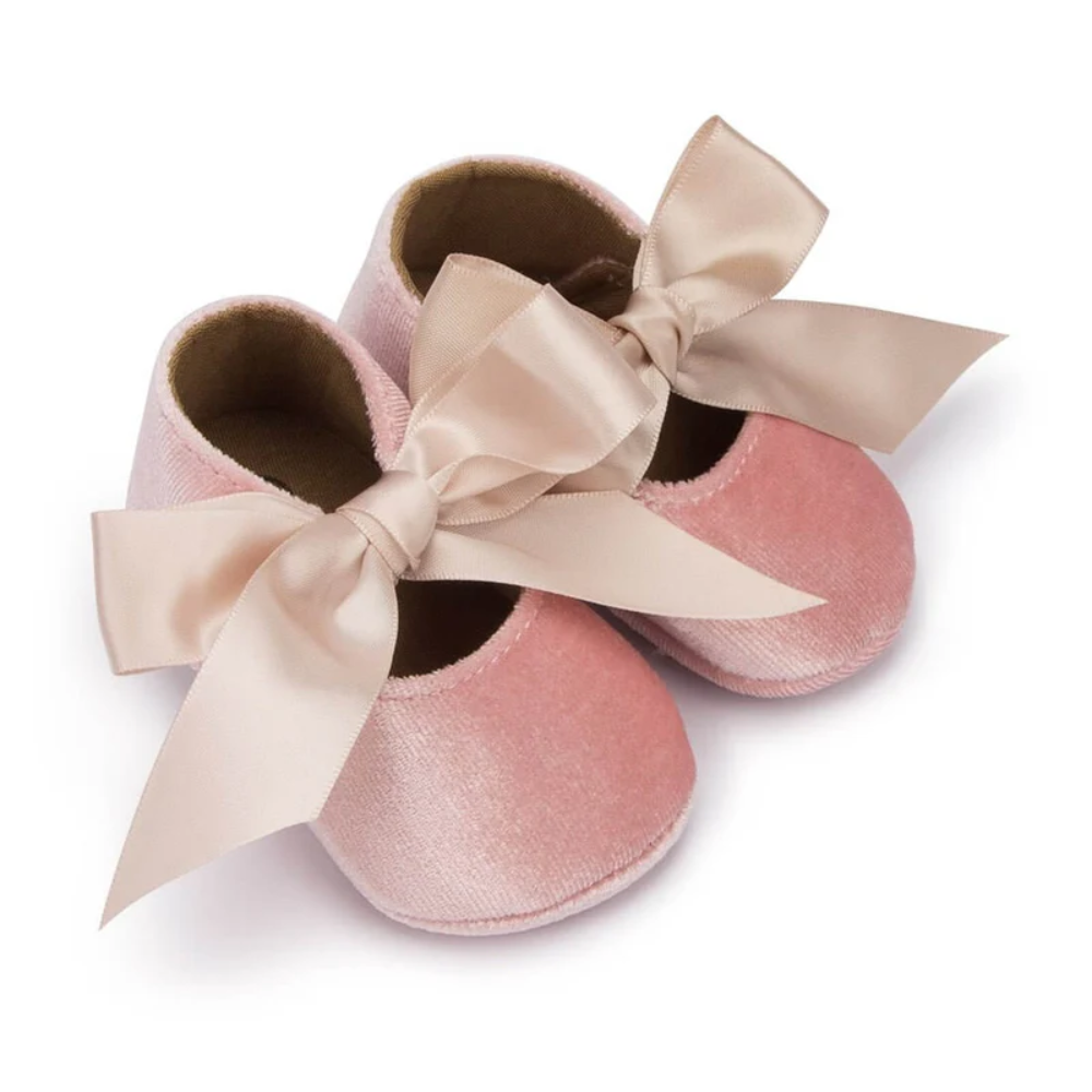 Baby Girls Mary Jane Bow Shoes Soft Sole | Strap