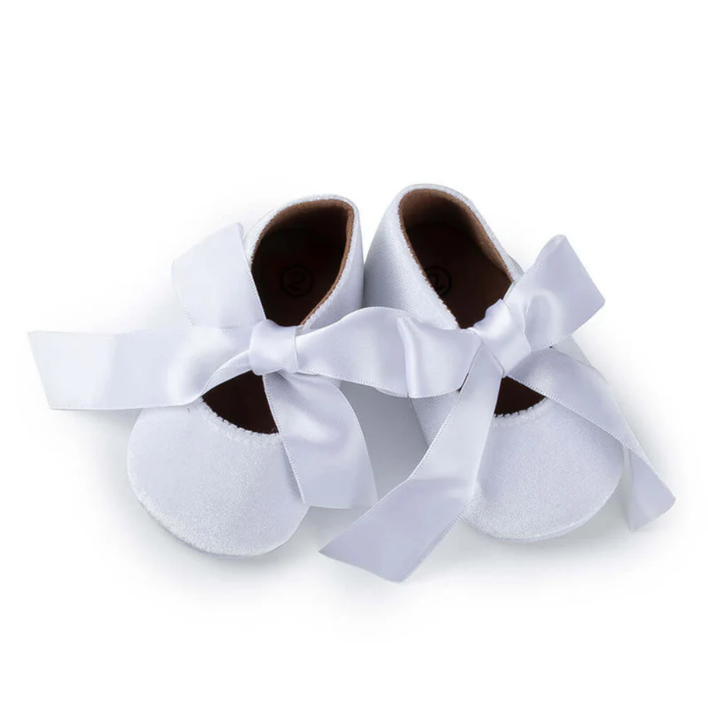 Baby Girls Mary Jane Bow Shoes Soft Sole | Strap
