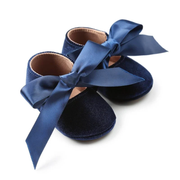 Baby Girls Mary Jane Bow Shoes Soft Sole | Strap