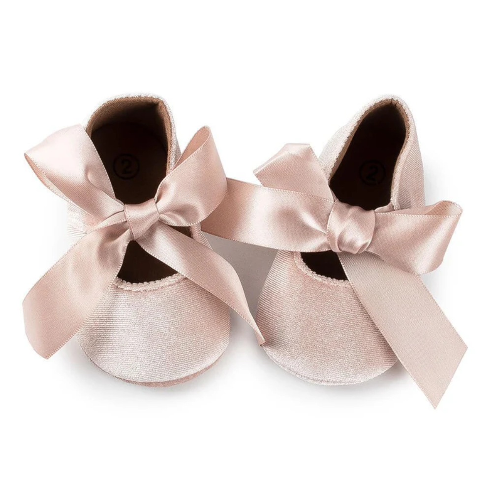 Baby Girls Mary Jane Bow Shoes Soft Sole | Strap