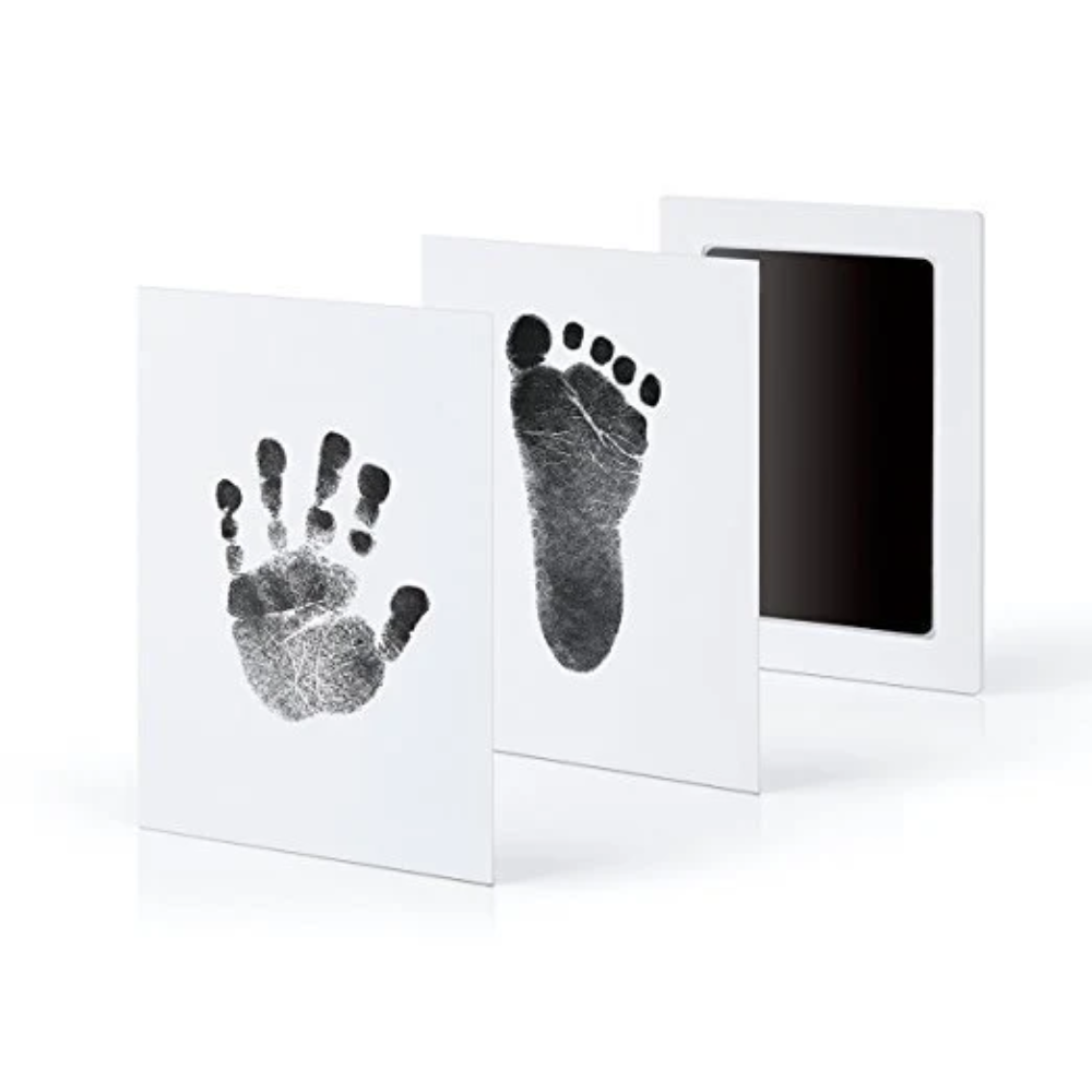 Baby Handprint & Footprint Kit – Clean Touch Ink Pad Keepsake Set