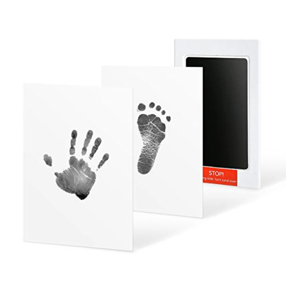 Baby Handprint & Footprint Kit – Clean Touch Ink Pad Keepsake Set