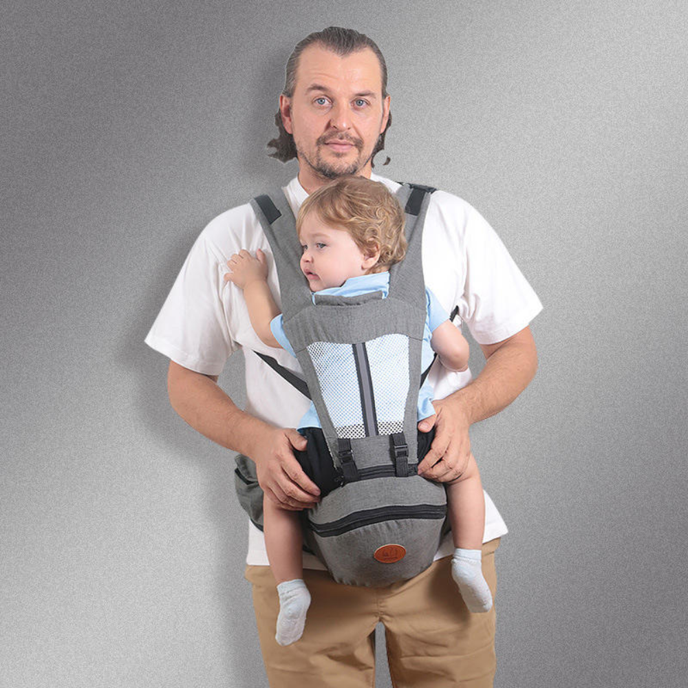 Infant Baby Carrier with Hip Seat Storage | Adjustable Strap